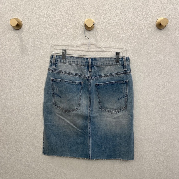 HABITUAL Midi Denim Blue Skirt - Picture 2 of 13